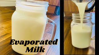 How to make Evaporated Milk at home  Homemade Evaporated Milk  Dehydrated Milk [upl. by Nevad614]