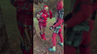 SpiderMan Vs Deadpool amp Iron Man Voodoo shorts [upl. by Anayrb]