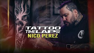 Tattoo Timelapse  Nico Perez  SullenTV [upl. by Bondy]