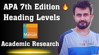 APA 7th edition heading levels Tutorial  Heading and subheading explanation and demonstration [upl. by Fronia]