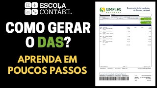 Como gerar o DAS do Simples Nacional Passo a passo [upl. by Chuch]