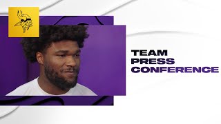 Cam Akers and Kamu GrugierHill Address the Media Ahead of Week 7 Game vs Detroit Lions [upl. by Marylinda]