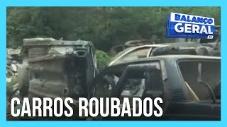 Câmera do Balanço entra em cemitérios clandestinos de carros roubados na capital paulista [upl. by Silin]