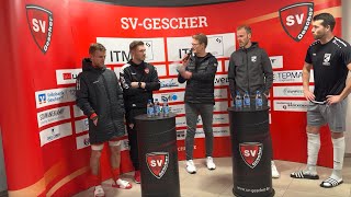 Pressekonferenz 16 Spieltag Heimspiel gegen SC Südlohn [upl. by Anabelle995]