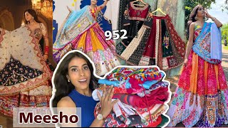 MEESHO Lehenga Haul Meesho Chaniya Choli Haul chaniya choli starting 958 Meesho designer lehenga [upl. by Enohpesrep617]