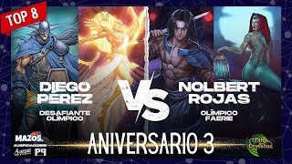 TOP 8  Diego Pérez vs Nolbert Rojas  Aniversario3  Mazoscl [upl. by Sisely676]