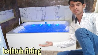 Jacuzzi bathtub installation with full details [upl. by Hurwit437]