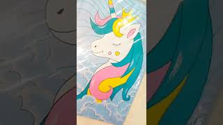 ✨💕 UNICORN 🦄 DIARY UNBOXING music guitar relaxingmusic gifasvlog shorts ytshorts meesho [upl. by Mlehliw]