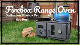 Outbacker® Firebox Pro Eco Burn Range Oven Stove  Unboxing [upl. by Nostrebor648]