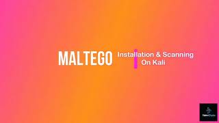 Maltego installation amp Running on Kali Linux [upl. by Premer]