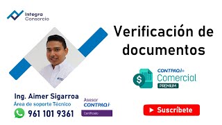 Utilería de verificación de documentos en CONTPAQi Comercial Premium [upl. by Neleag]