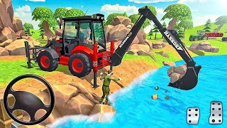 JCB 3DX BACKHOE LOADER BUS SIMULATOR INDONESIA DRIVING LIVE STREAM [upl. by Caves882]