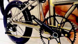 Extralite QRC2 crankset installation on a Brompton [upl. by Ivatts342]