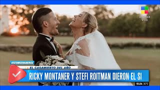 Ricky Montaner y Stefi Roitman dieron el sí 👰‍♀️🤵 FOTOS Y VIDEOS DE LA BODA DEL AÑO [upl. by Elicul]