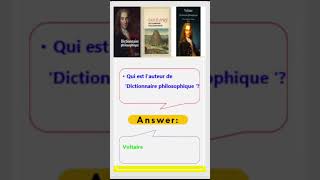 Voltaire  Diderot  George Sand  trending quiz UGC Exam Frenchnet [upl. by Katrina]