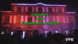 Emsdettener Lichterfest Teil 3 Die Lasershow am Abend [upl. by Haymo722]