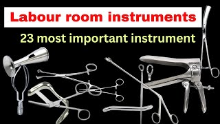 labour room instrument name and use  obstetric instrument  midwifery  nursing video [upl. by Nicki719]