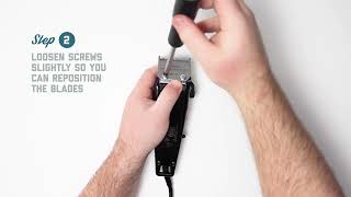 How to Align Clipper Blades  Wahl [upl. by Rihana]