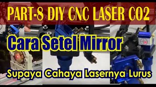 Part8 DIY CNC Laser CO2 Mirror Alignment [upl. by Lamok]