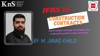 quotMastering IFRS 15 Revenue Recognition in Construction Contracts Part 2quot by M Junaid Khalid [upl. by Carree472]