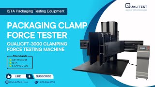 Packaging Clamp Force Tester – QualiCFT3000 Clamping Force Testing Machine  Qualitest [upl. by Odlopoel]