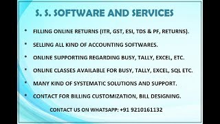 Parameterized Purchases In Busy Accounting Software Part3 [upl. by Llieno464]