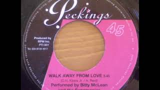 Bitty McLean amp The Supersonics  Walk Away From Love [upl. by Bonny731]