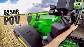 John Deere 6250R  POV Transport DRIVE [upl. by Rossen179]