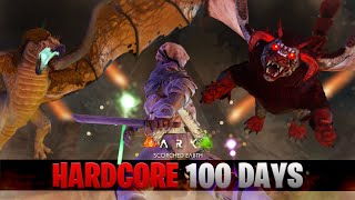 I Survived 100 Days on Scorched Earth during Fear Evolved  Hardcore ARK Survival Evolved [upl. by Ahsiekan990]