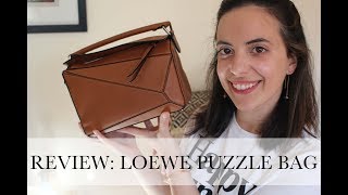 Review Loewe Puzzle Bag Small [upl. by Pollock]