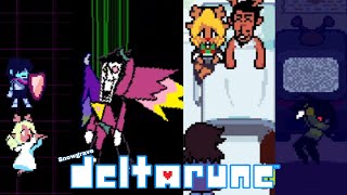 DELTARUNE SNOWGRAVE  Berdly amp Spamton NEO Fight w ENDING  MYthikJ [upl. by Ahker]