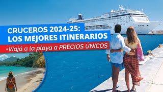 CRUCEROS 202425 con los mejores itinerarios Vacaciones en baja VACACIONES EN LA PLAYA [upl. by Zoellick444]