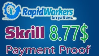 Earn Payments Proof Withdraw Money From Rapidworkerscom  Complate bangla tutorial ☑️ [upl. by Fuller]