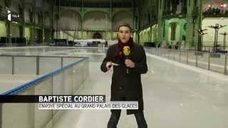 La plus grande patinoire au monde inaugurée au Grand Palais à Paris [upl. by Noyerb]