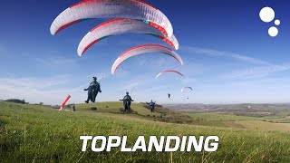 Paragliding Skills Toplanding in light winds [upl. by Komara]