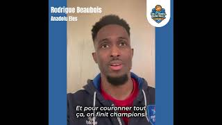 40 ans du Cholet Mondial Basketball  Rodrigue Beaubois [upl. by Nomelihp]