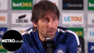 Swansea 01 Chelsea Antonio Conte press conference  Metrocouk [upl. by Htilil]