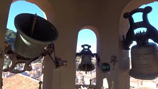 Campanas de la iglesia de Nstra Sra de la Asuncion Pradoluengo Glocken Bells Sinos Cloches ASMR [upl. by Calhoun]