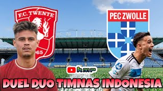 Live FC TWENTE vs PEC ZWOLLE • DUEL PEMAIN TIMNAS • Mees Hilgers vs Eliano Reijnders [upl. by Vera]