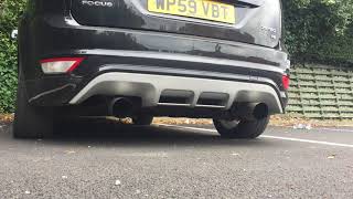 Ford Focus Zetec S Straight Through Exhausts [upl. by Kinata663]