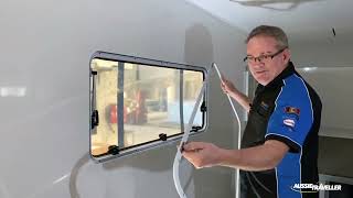 The Ultimate Installation Guide For Aussie Traveller Caravan Window Replacement [upl. by Dallman]