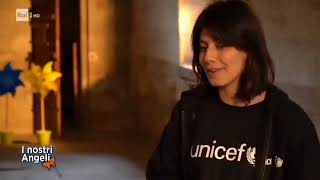 Alessandra Mastronardi ospite a quotI Nostri Angeliquot su Rai 1 come Goodwill Ambassador di Unicef Italia [upl. by Rednasela]