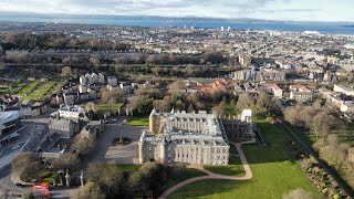 Holyrood Palace from above [upl. by Nerreg]