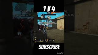 Paraffin p90 CS rank one tap 1v4 please subscribe freefire totalgaming [upl. by Egni]