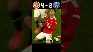 Manchester United vs PSG  Messi vs Ronaldo  Penalty shootout  imaginary match [upl. by Bedell]