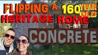 Flipping a 160 Year old Century Home  Underpinning the Foundation [upl. by Sheila]