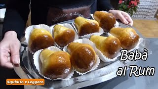 BABA AL RUM Ricetta Babà Napoletano FACILE e PERFETTA Risultato sorprendente [upl. by Dincolo738]