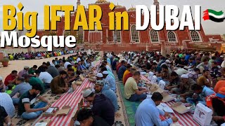 Big IFTAR in Dubai Grand Mosque 🇦🇪  Ramadan 2024 4K iftar dubai [upl. by Kcirederf]