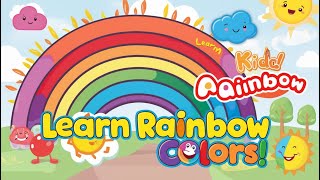 Rainbow Colours  How many colours are in rainbow  Preschool Preparation  Kindergarten Learning [upl. by Analak]