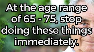 Why Do Many Elderly People Not Live Past 75 The Action That Determines Their Fate [upl. by Ranite579]